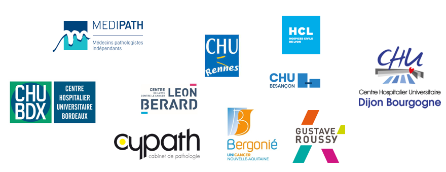 Références clients : Medipath, CHU de Rennes, Hospices Civils de Lyon, CHU de Dijon, CHU de Bordeaux, Centre Léon Bérard, Cypath, Institut Bergonié et Gustave Roussy